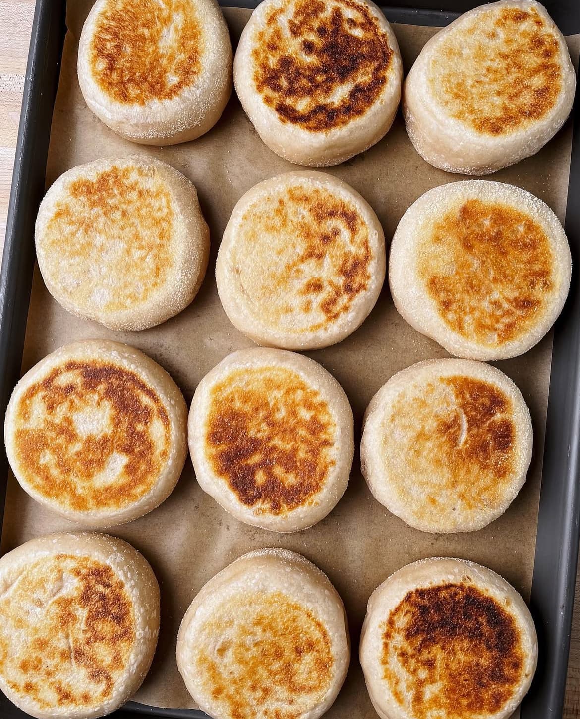 Sourdough English Muffins